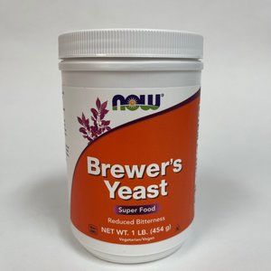 Now Brewer's Yeast Super Food 1 lb. Reduced Bitterness - Expires 02/2026